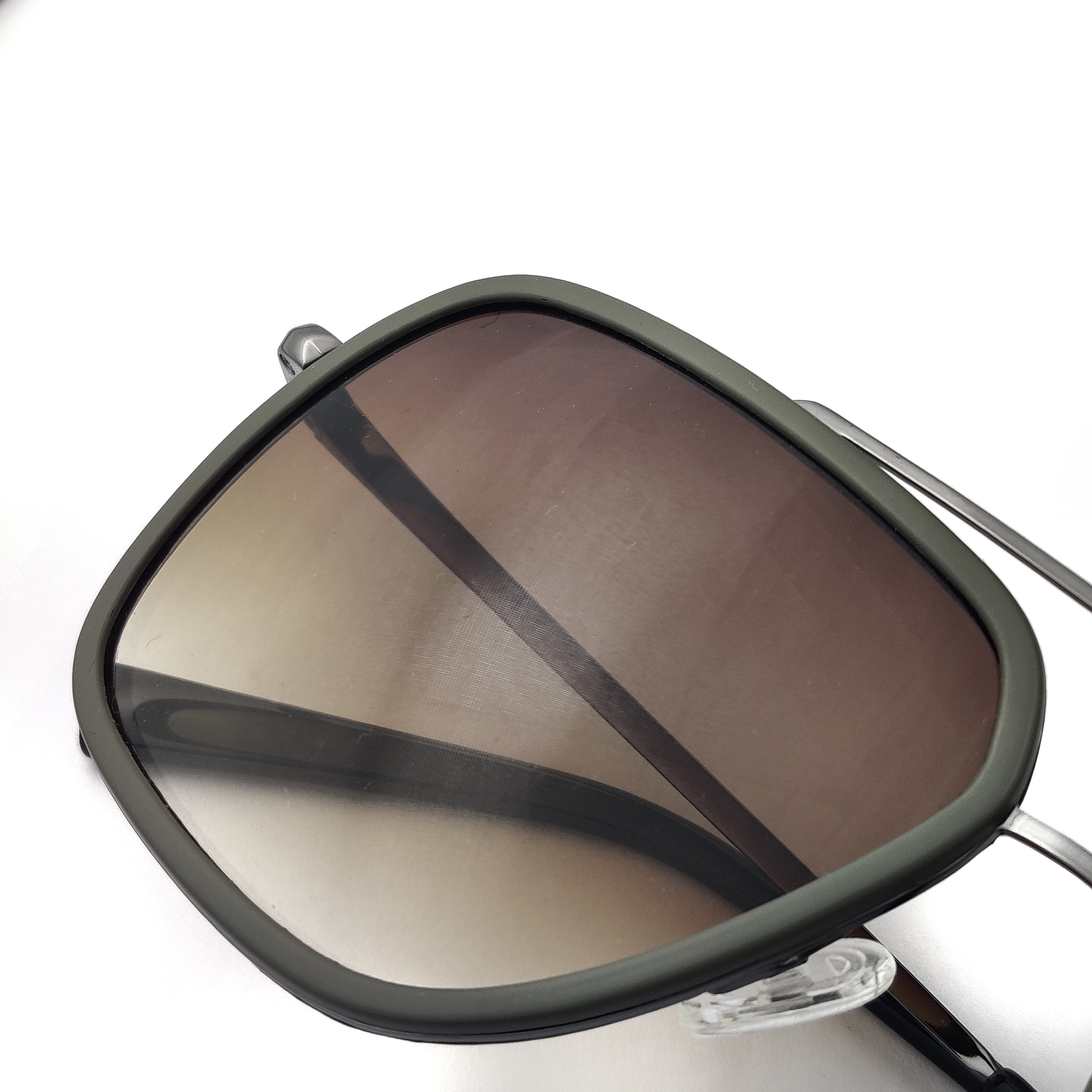 Metal Acetate Double Frame Coffee Gradient Lens Sunglasses Online Eyeglass Companies Spectacle Manufacturers