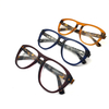 Black Square Acetate Eyeglasses Frame Custom Reading Glasses Blue Light Glasses Supplier