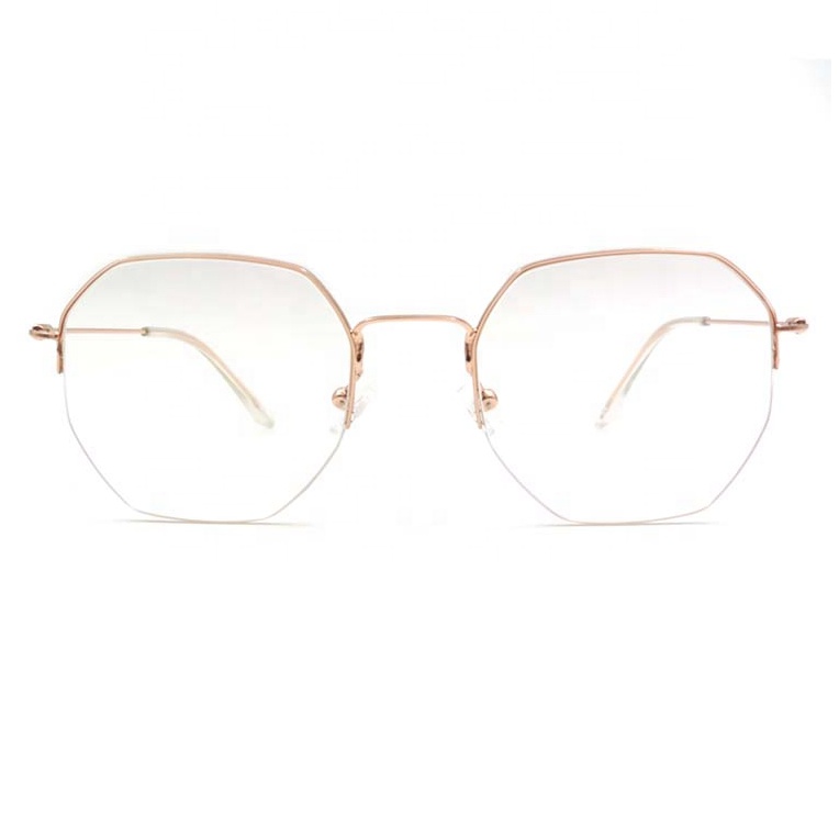 Neutral Myopia Optical Glasses Golden Stainless Steel All Frame Wire Trend Fashionindividualized Ultra Light Men And Women Round