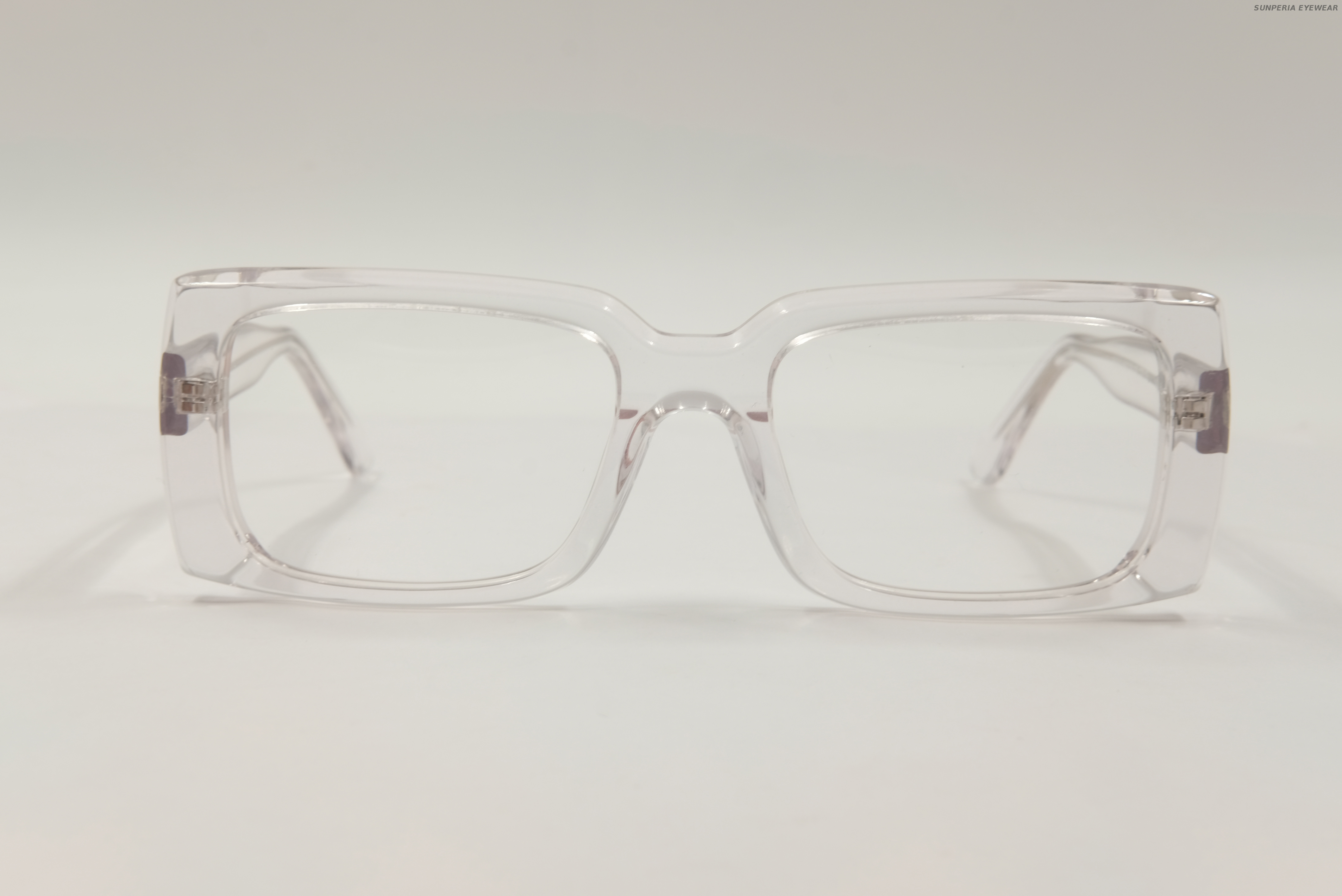 Transparent Square Eyewear Frame Gensun Sunperia Eyewear Eyewear Companies Online Glasses Companies