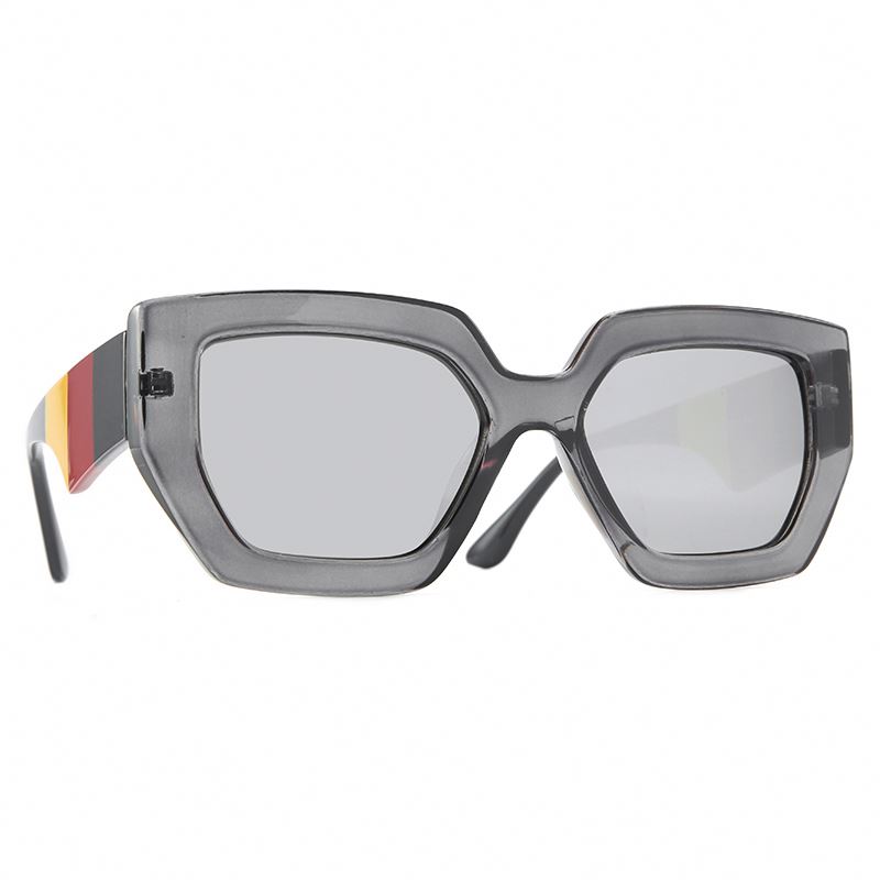 Fashion newset 2021 oem one piece shades Kids Sunglasses PC Women UV400 Square Oversized Shades Sunglasses