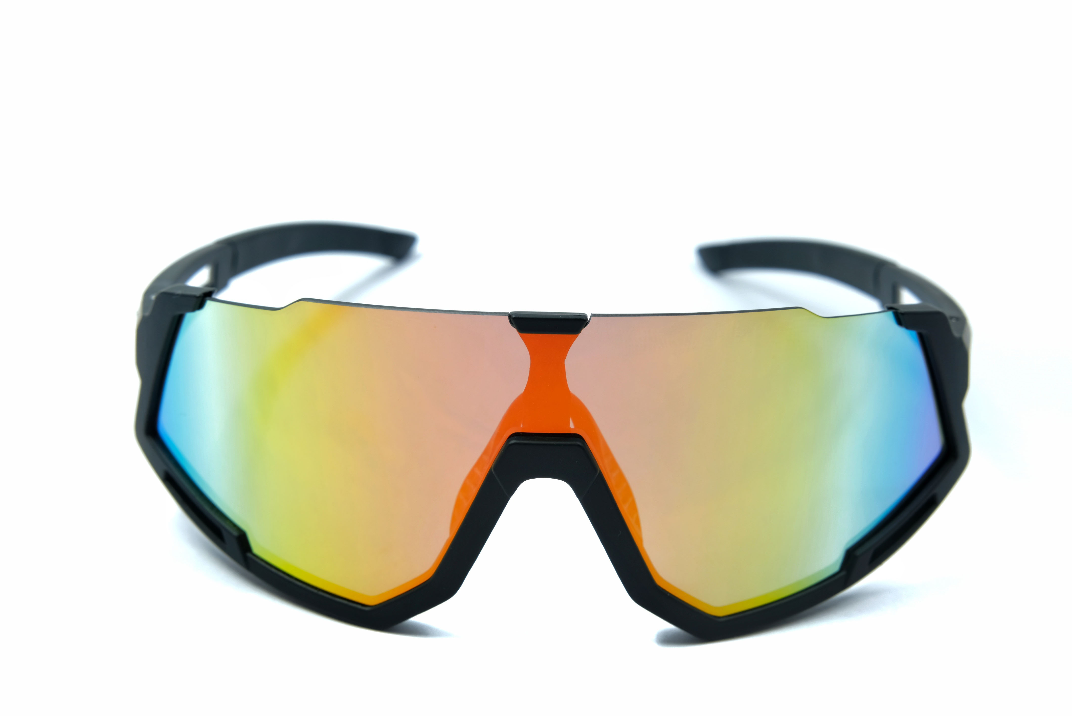 Custom Shades UV400 Oversized One Piece Lens Sports Performance Sunglasses Motocross Half Rim