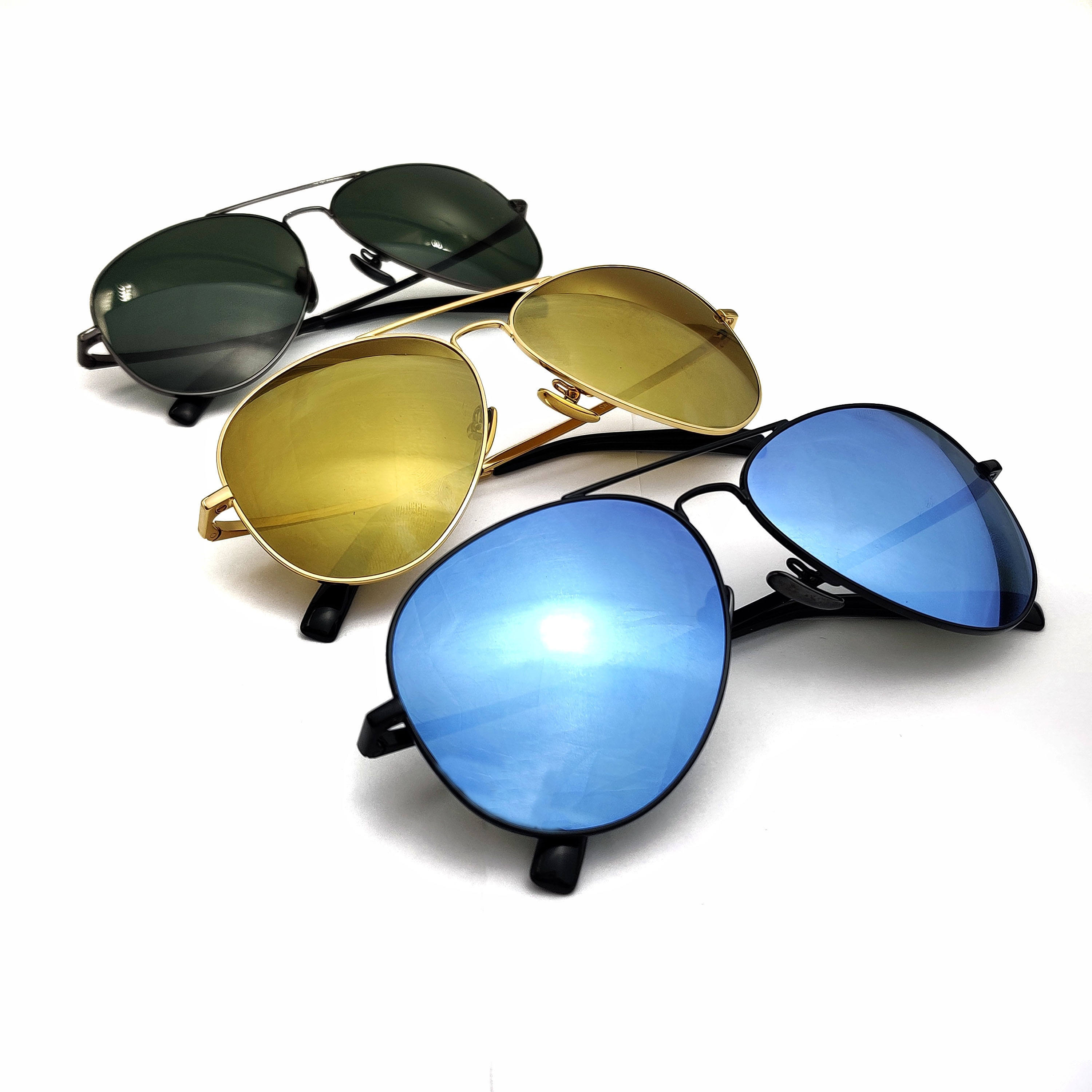 Blue Coating Sun Glasses River Custom Sunglasses with Logo Design Your