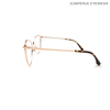 Gold Stainless Steel Fashion Optical Frames Cat Eye Glasses Optical Frames